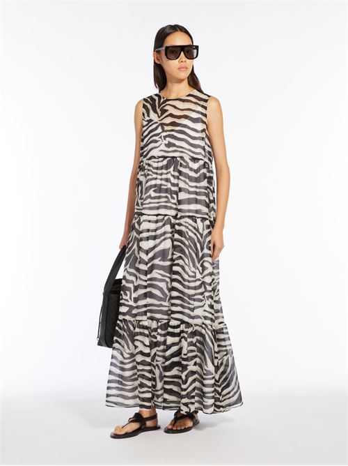 Abito lungo animalier in mussola MAXMARA STUDIO | 2416231022600002